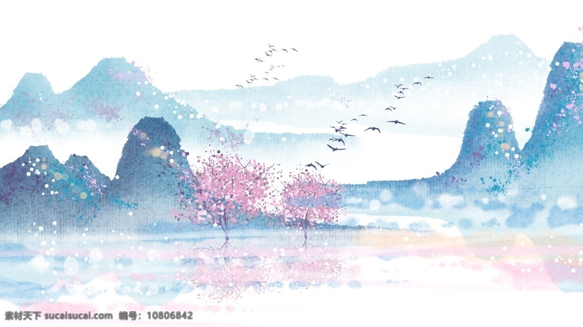 传统 山水 水墨画 中国风 山水画 绘画 风景 植物 水彩画 装饰画 室内 禅意 文化艺术 绘画书法