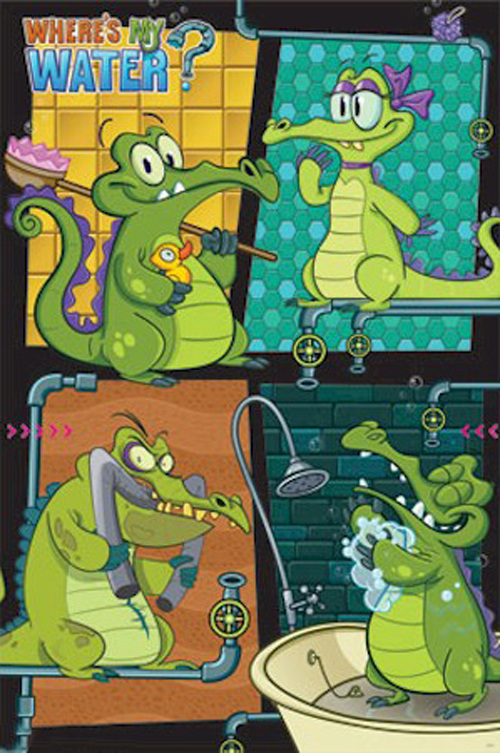 位图免费下载 鳄鱼 服装图案 色彩 位图 热门游戏 小 顽皮 爱 洗澡 面料图库