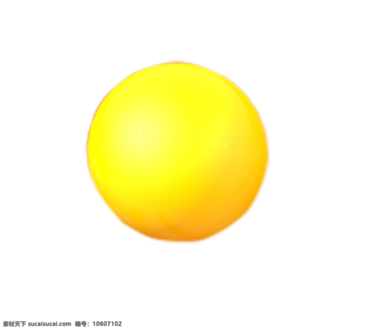黄色的球 黄色 球 立体 发亮