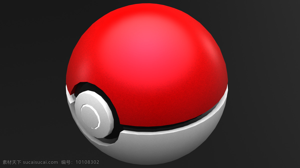 pokeball 口袋妖怪 3d模型素材 其他3d模型
