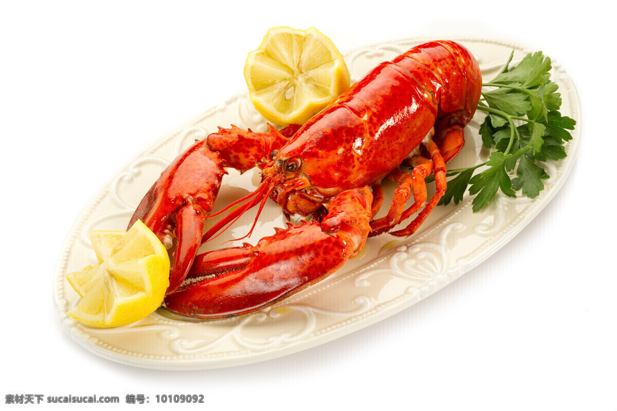 美味龙虾 水果 柠檬 蔬菜 美食 美味 营养 健康 美食主题 传统美食 餐饮美食