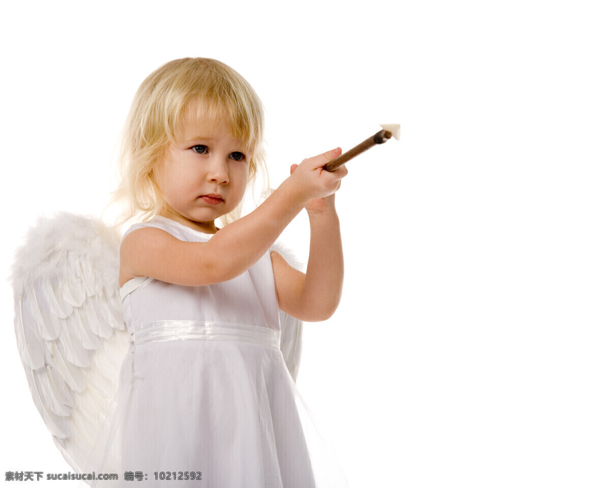 带 翅膀 女孩 儿童幼儿 箭 人物图库 天使 带翅膀的女孩 儿童序列 psd源文件