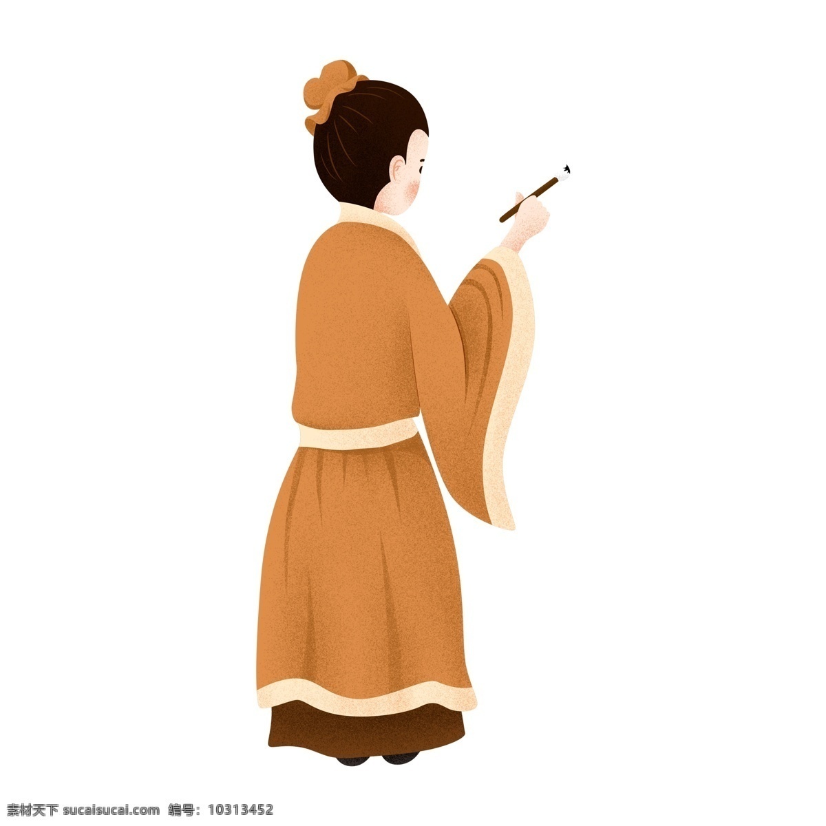 古风 古代 人物 插画 古典 卡通 人物素材 汉服 古风元素 元素设计