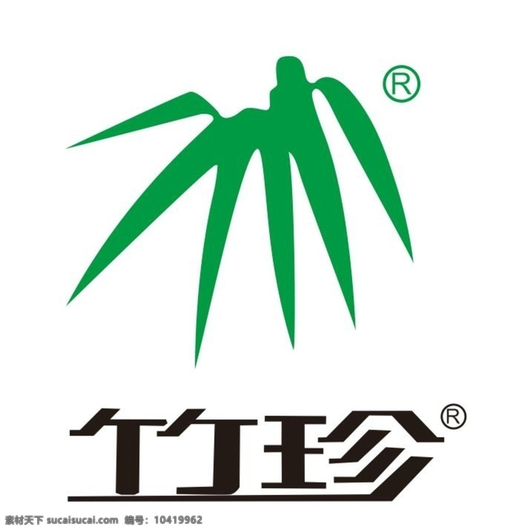 竹珍标志 标志 标 logo 竹珍 标志图标 企业
