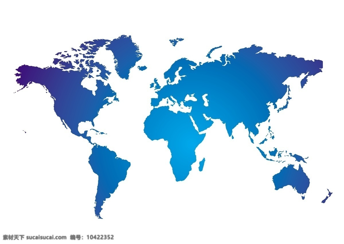 蓝色 虚化 世界地图 矢量 文件 矢量图