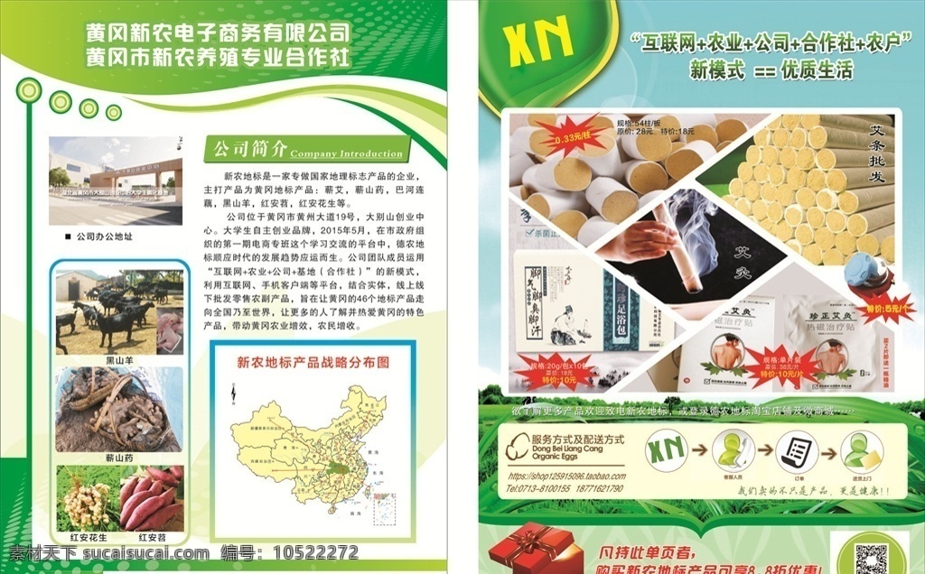 农产品传单 地标产品 传单 土特产 艾灸 土特产传单