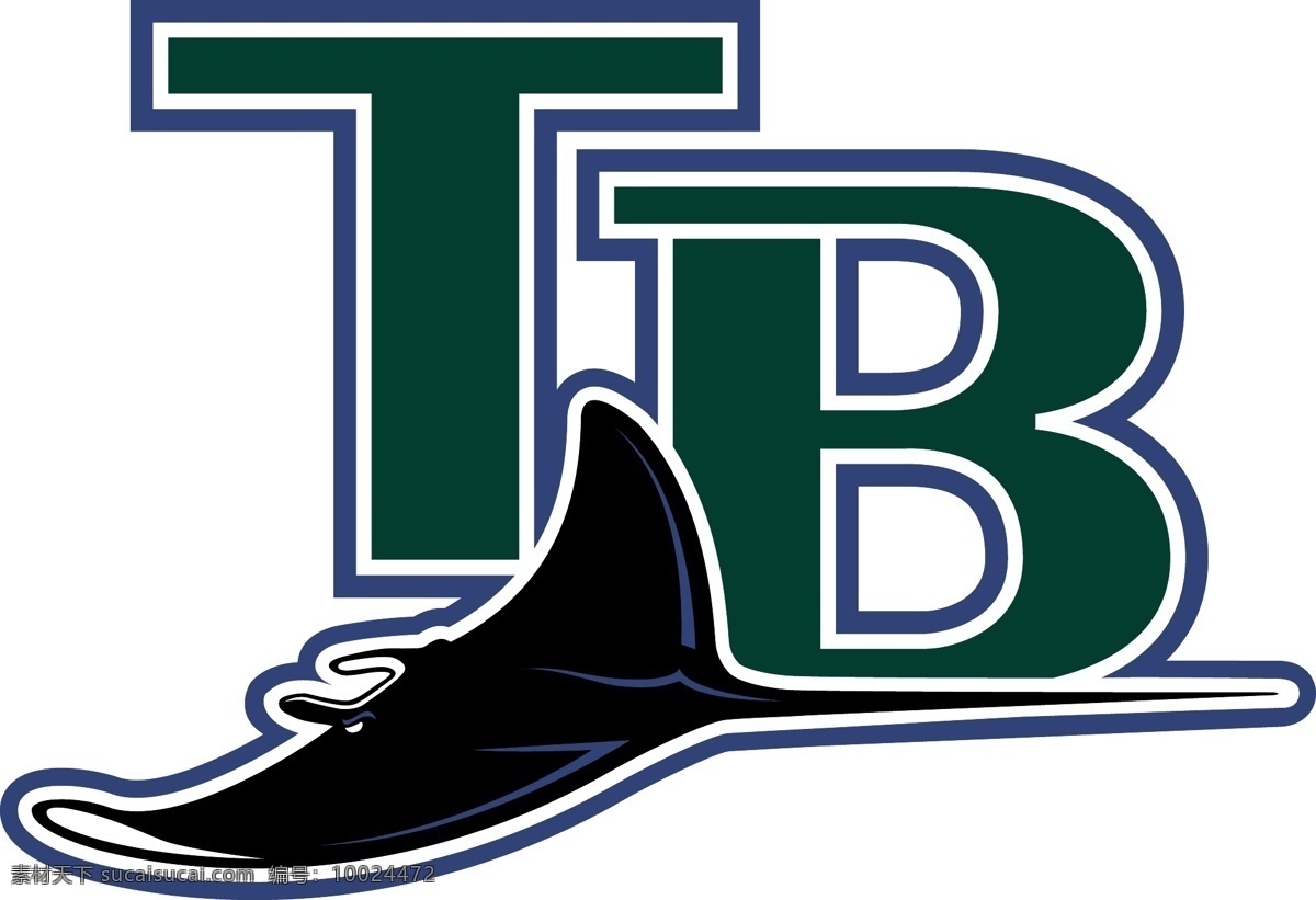 坦帕 湾 魔鬼 鱼 队 美国 职 棒 大联盟 棒球 俱乐部 psd源文件 logo设计