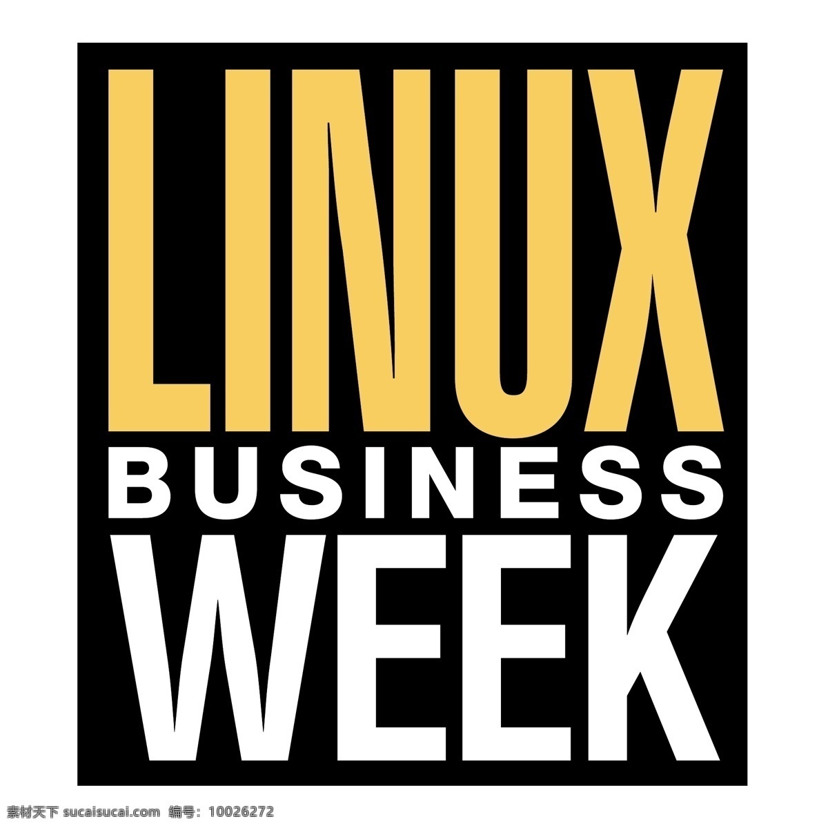 linux 商业周刊 标志 免费 白色