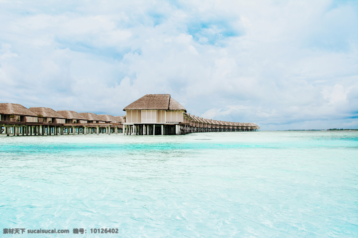 旅游 海边 高清 旅游摄影 国外旅游 马尔代夫沙滩 马尔代夫海滩 马尔代夫风光 蓝色 热带海岛 马尔代夫海景 天堂岛 海岛摄影 蓝天白云 水上房屋 水屋 摄影素材