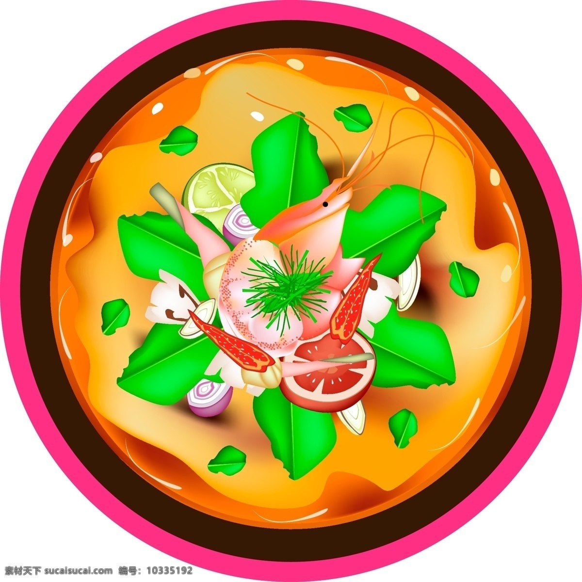 水果海鲜汤 美食 美味 水果 海鲜汤