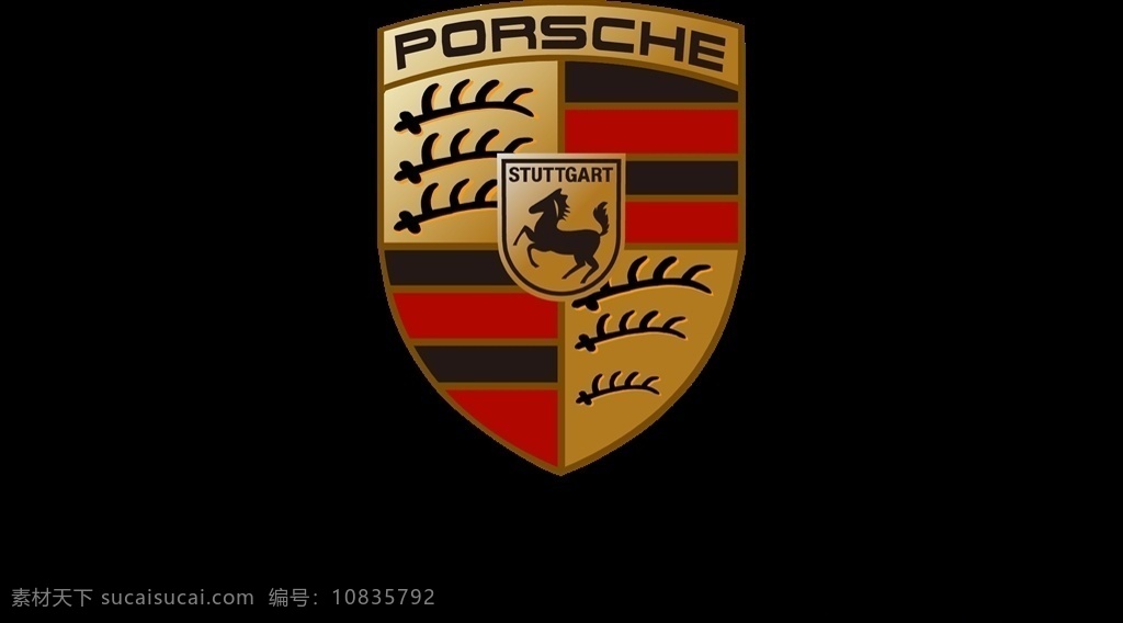 保时捷 logo 汽车 矢量 图 标志 标牌 高档 标志图标 企业