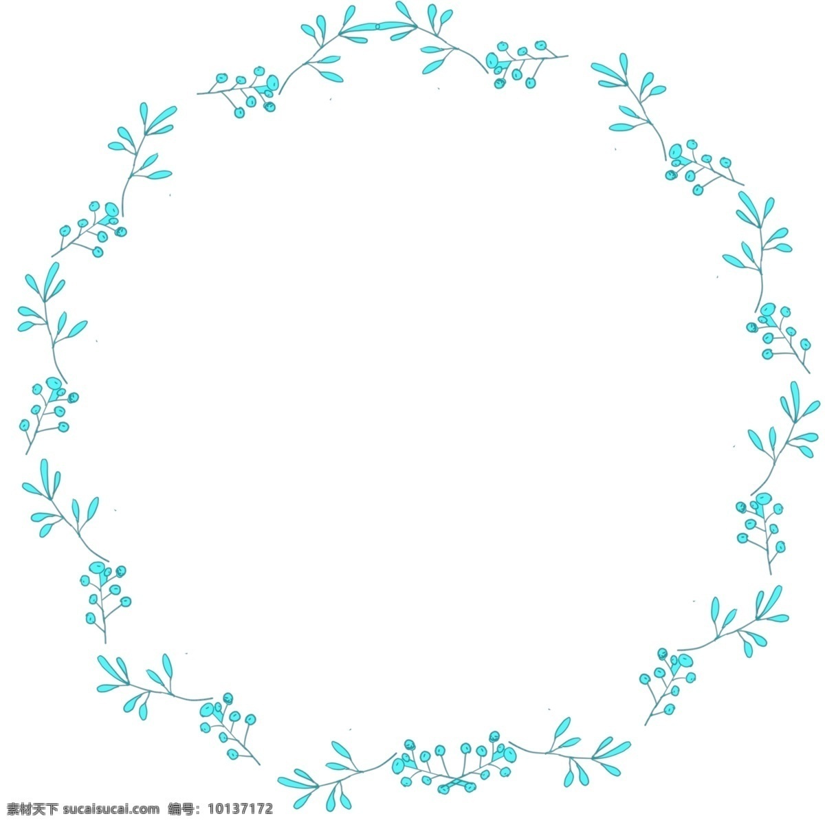 绿色 花环 花边 小 框 绿色的叶子 绿色的花朵 枝藤花瓣 春天装饰边框 漂亮的绿花 边框插图 边框插画