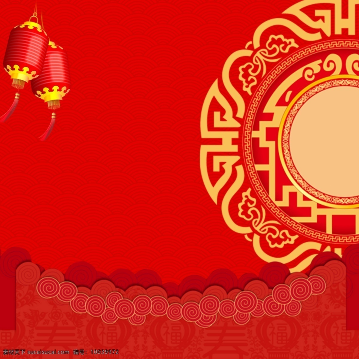 中式 经典 新春 元旦 主 图 2018 春节 过节 红色主图 红色主图背景 年画 喜庆 喜庆主图 新年 新年主图 元旦晚会主图 元旦主图