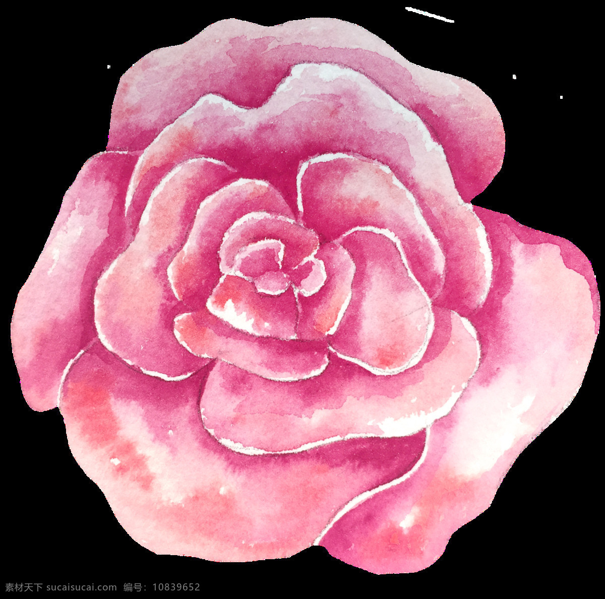 粉嫩 花朵 卡通 透明 花蕊 植物 透明素材 免扣素材 装饰图案
