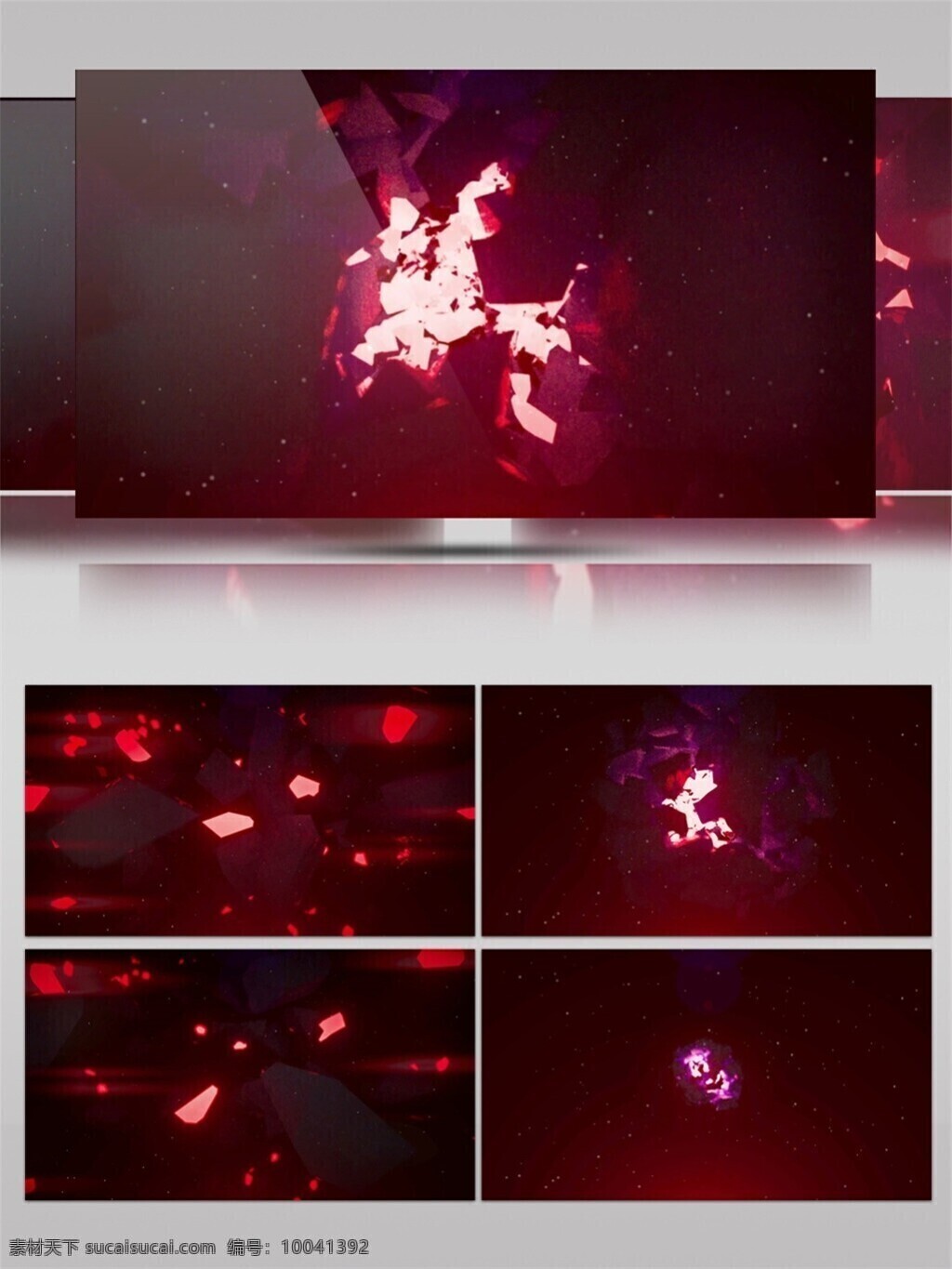 高清素材 光景素材 光束 红色 唯美素材 星际 蝴蝶 光斑 动态 视频