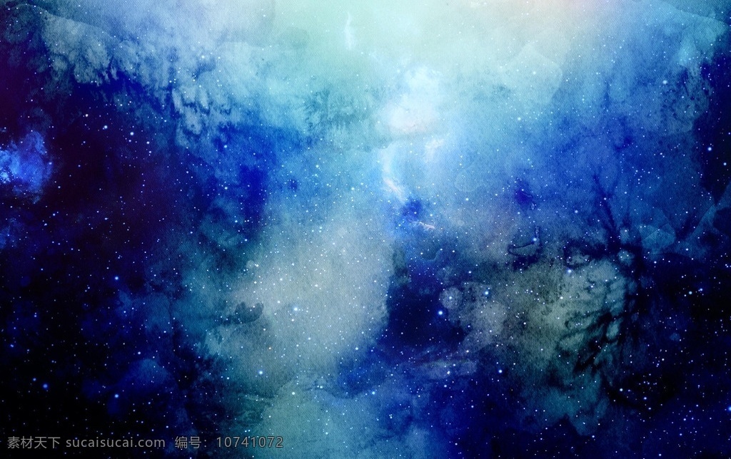 蓝色背景 蓝色星空 原宿星空 蓝黑 背景 黑色背景 星云 梦幻背景 自然景观 自然风光
