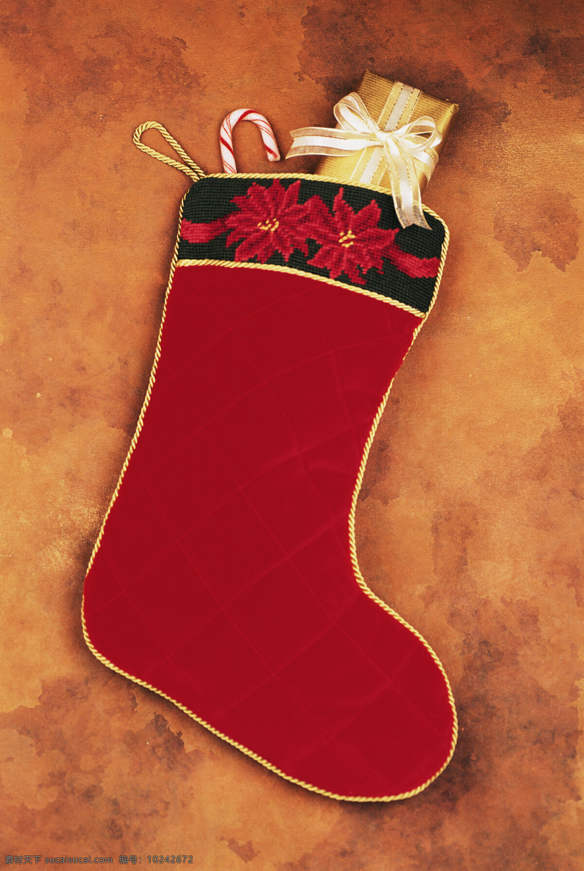 圣诞节 耶诞 节 圣诞 袜 袜子 红色 节日素材
