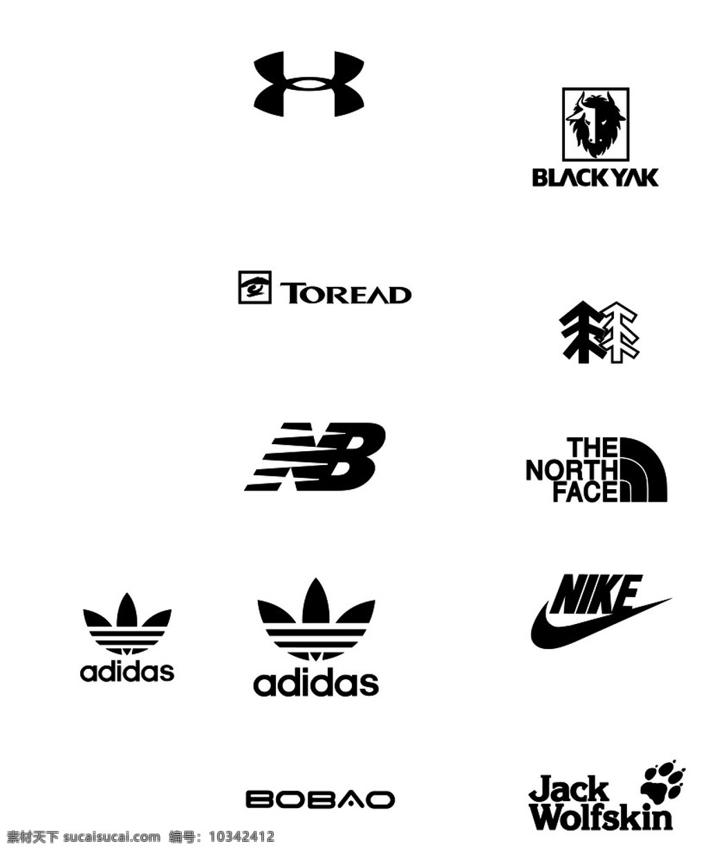 矢量标志 耐克 adidas 矢量 标志 运动标志 标志图标 其他图标