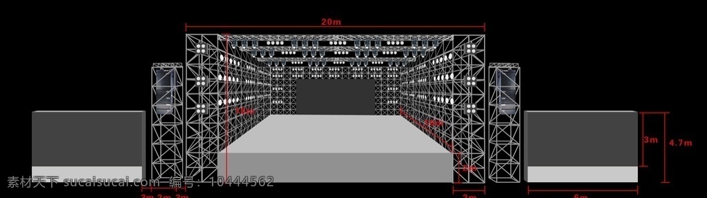 舞台效果 雷亚架 led 雷亚架舞台 雷亚架搭建图 分层