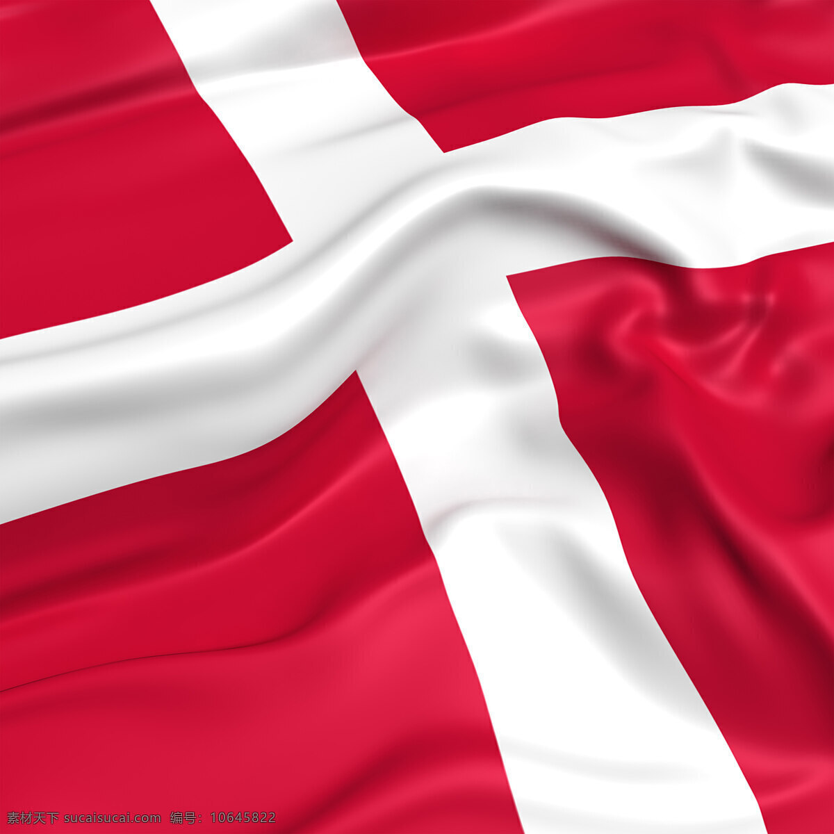 丹麦国旗 白色