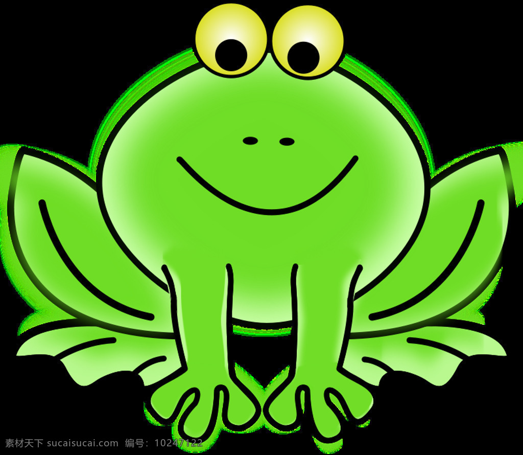 两栖动物 动物 青蛙 绿 svg 黑色