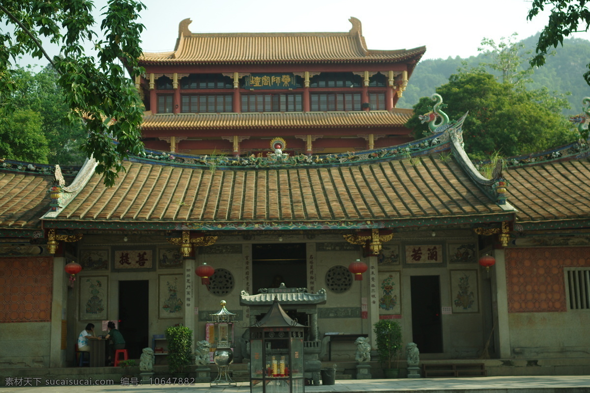 石室禅院 寺院 风景 主殿 禅院 信仰 宗教信仰 文化艺术 灰色