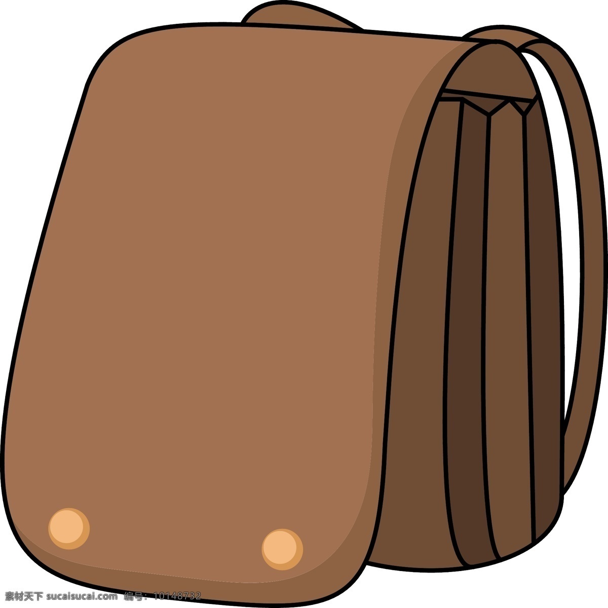 手绘 儿童 包包 插画 手绘包包 儿童包 手绘插画 儿童书包 书包 儿童包包 棕色包包 斜跨包 包包插图