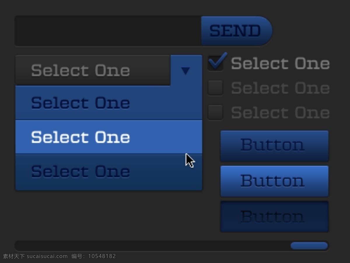蓝色 按钮 导航 ui ui模板 ui设计 ui图标 ui网页 按钮素材 图标 网页 ui按钮设计
