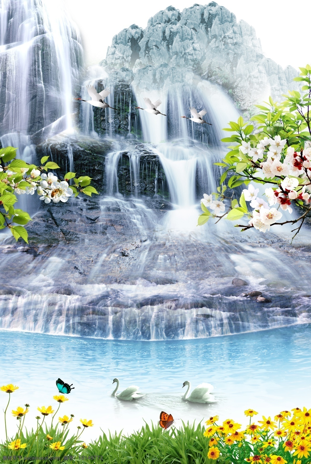 山水风景油画 油画 玄关画 大气 山水 富贵吉祥 福 寓意画 中式 中国风 传统 室内装饰画 客厅装饰画 家庭装饰画 装饰画素材 背景墙 海报素材 海报背景 绘画 植物 绿叶 河流 文化艺术 绘画书法