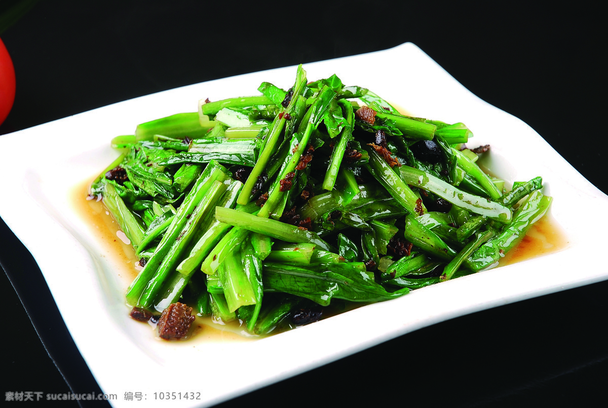 豆豉 鲮鱼 油麦 菜 中餐 美食 传统美食 菜图 油麦菜 菜图中餐 餐饮美食