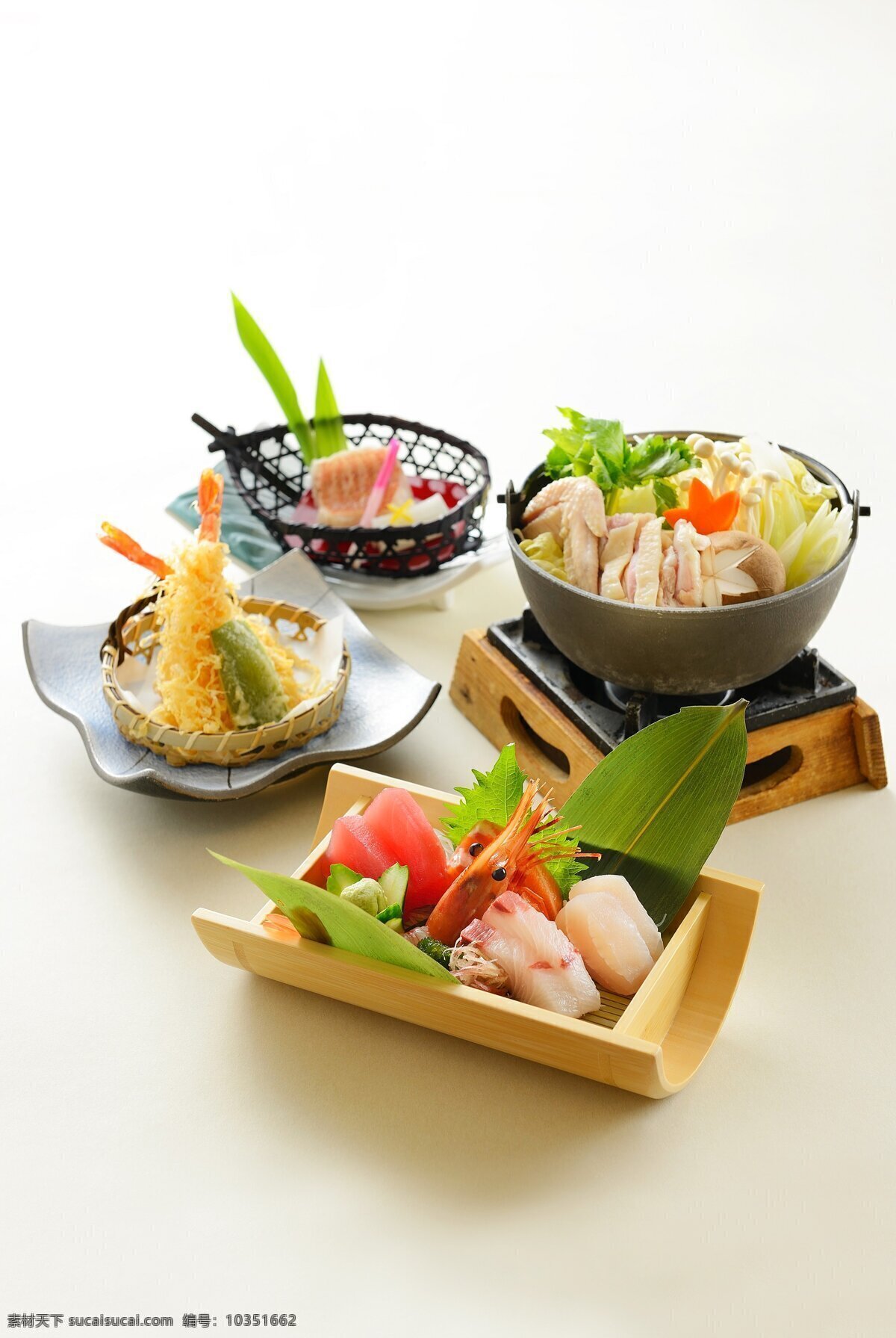 日本料理 料理 天妇罗 套餐 生鱼片 刺身 美食 高档菜 酒店菜 餐饮 饮食 传统美食 餐饮美食