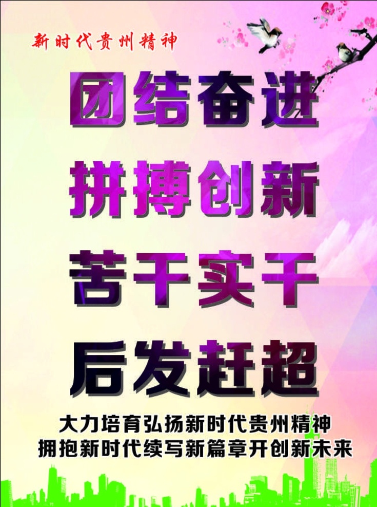 新时代 贵州 精神 团结奋进 拼搏创新 苦干实干 后发赶超 海报 海报背景 贵州精神 步入新时代 谱写新篇章 新篇章 新时代展板 新时代宣传 新时代标语 宣传标语
