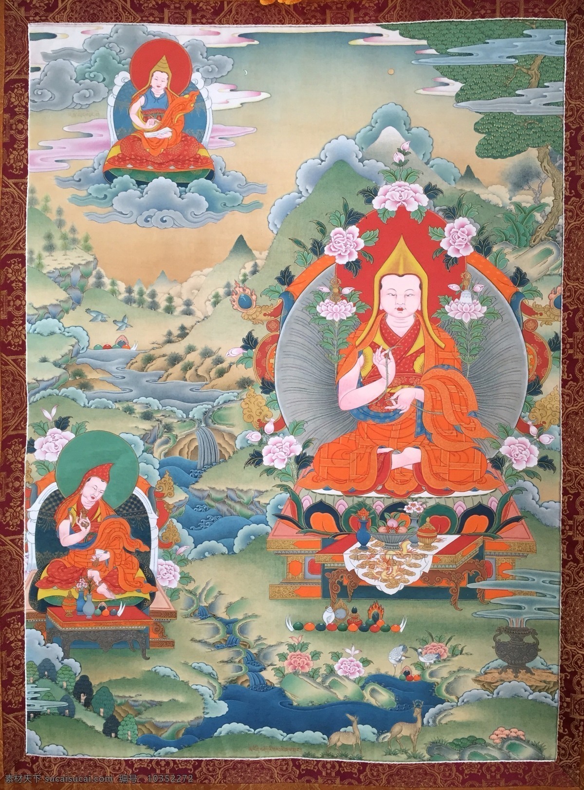 唐卡 佛教 宗教 藏传佛教 宗喀巴 西藏 西藏旅游 西藏印象 藏文化