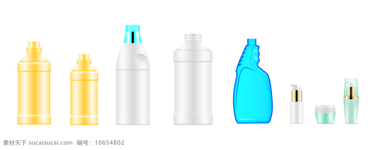 3d设计 3d作品 化妆品瓶子 瓶子 瓶子设计素材 瓶子模板下载 蓝色瓶子 发品瓶子 黄色瓶子 矢量图 日常生活