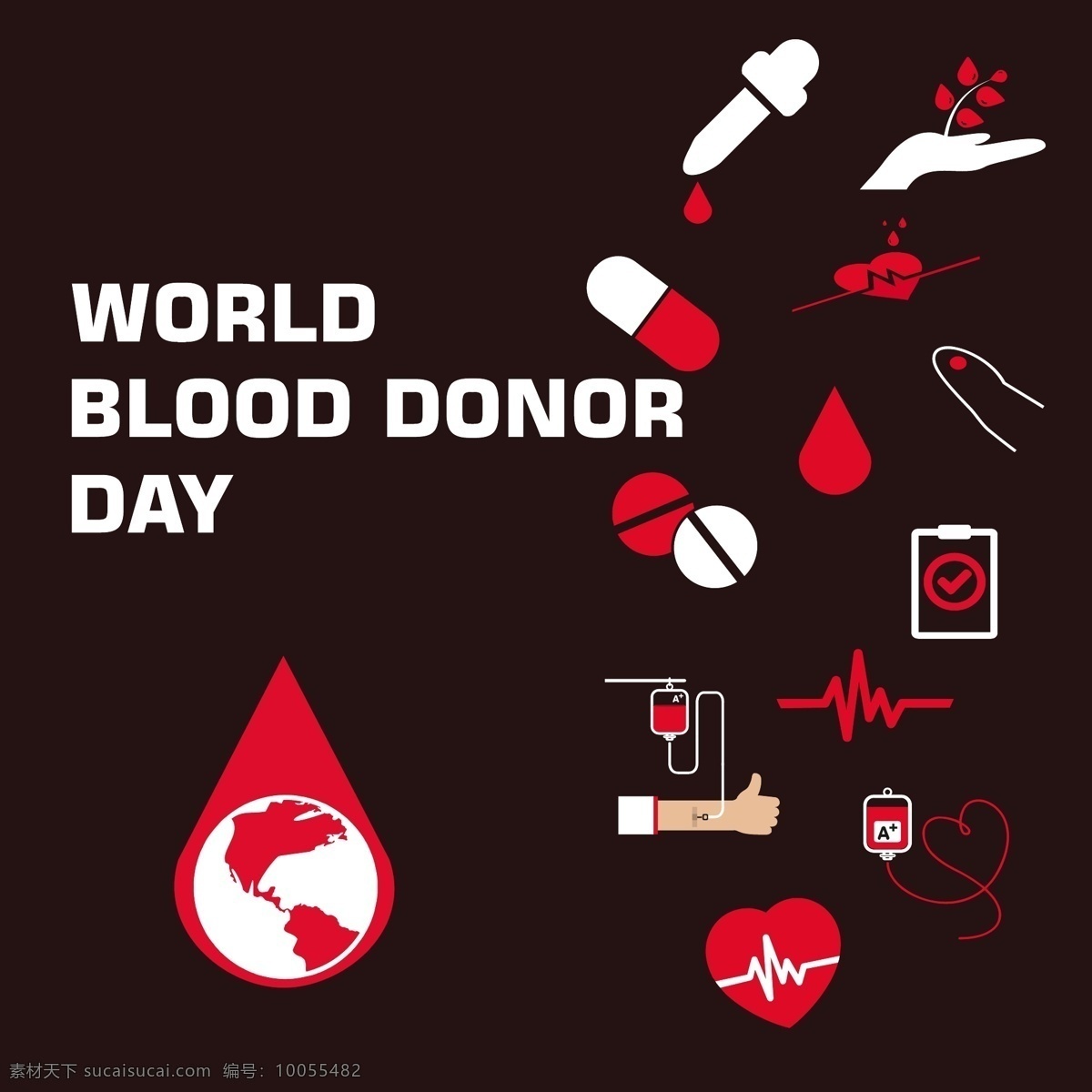 世界 献血 日 图表 元素 标志 海报 心 图标 一方面 医疗 健康 信息图表 红色 血 医院 医学 下降 帮助 生活 慈善 急救