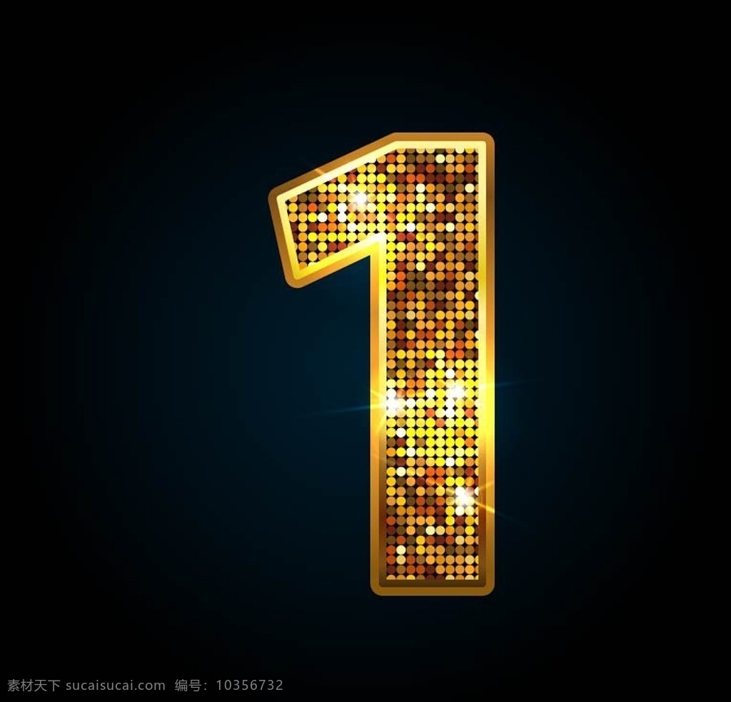 矢量金色数字 数字 数字卡通 金色字 立体字 黄色方块 金边 动感背景 创意数字 底纹边框 抽象底纹 动漫动画