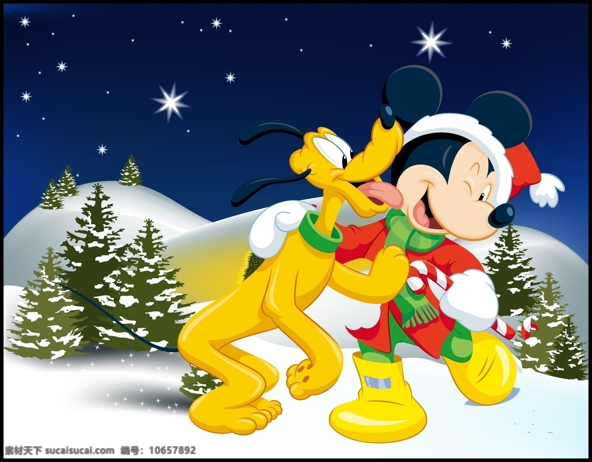 米老鼠 庆 圣诞 迪士尼 冬季 动画 高飞狗 卡通 卡通设计 米奇 米老鼠庆圣诞 雪景 下雪 矢量 淘宝素材 淘宝冬季促销