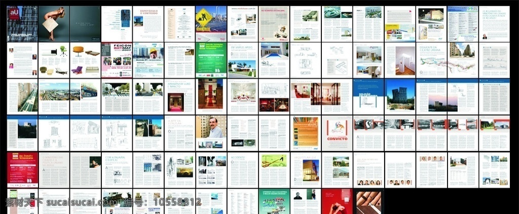 巴西 建筑设计 装饰 杂志 建筑 家居 时尚 画册 封面 平面设计 视觉 国外广告设计 广告设计模板 源文件 pdf