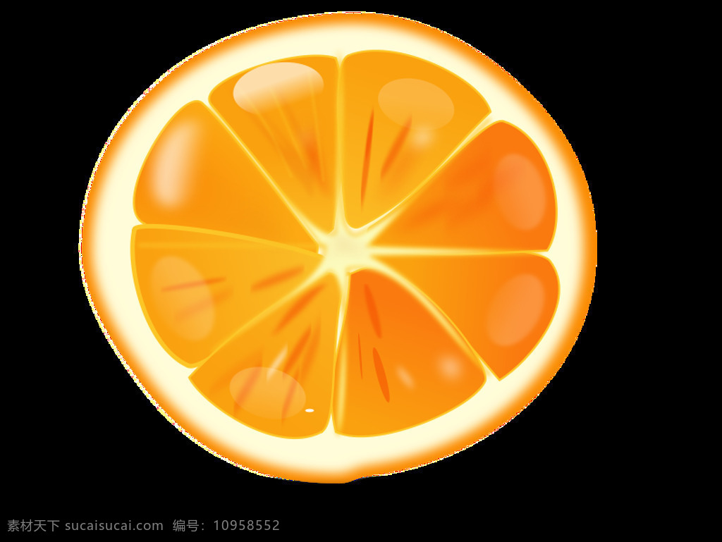 橙片免费下载 橙 好吃 片 食品 水果 多汁的 逼真的 插画集