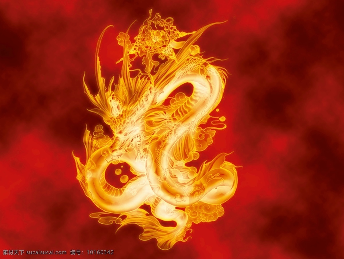 psd分层 分层 火红背景 火龙 源文件 火龙素材下载 火龙模板下载 中国的象征 喷绘火龙 展板 其他展板设计