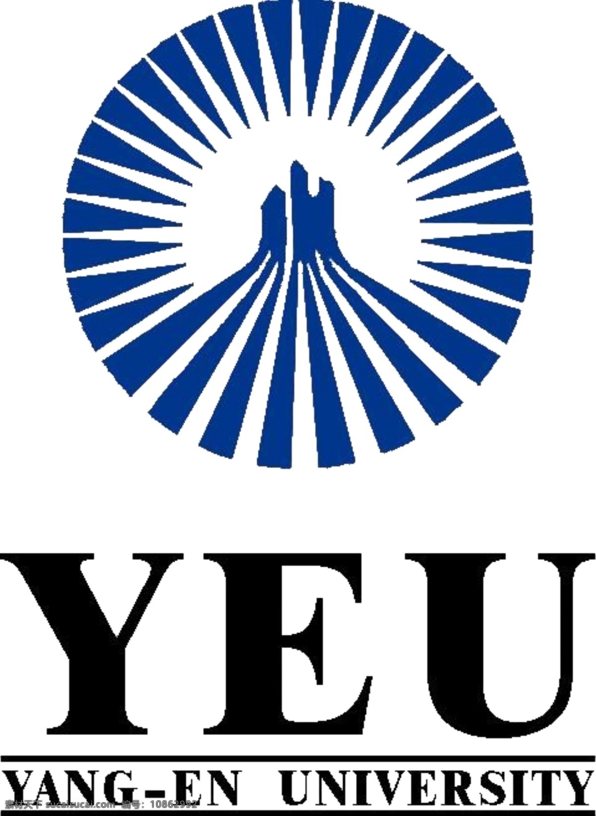 仰恩大学 校徽 标志 yeu psd源文件 logo设计