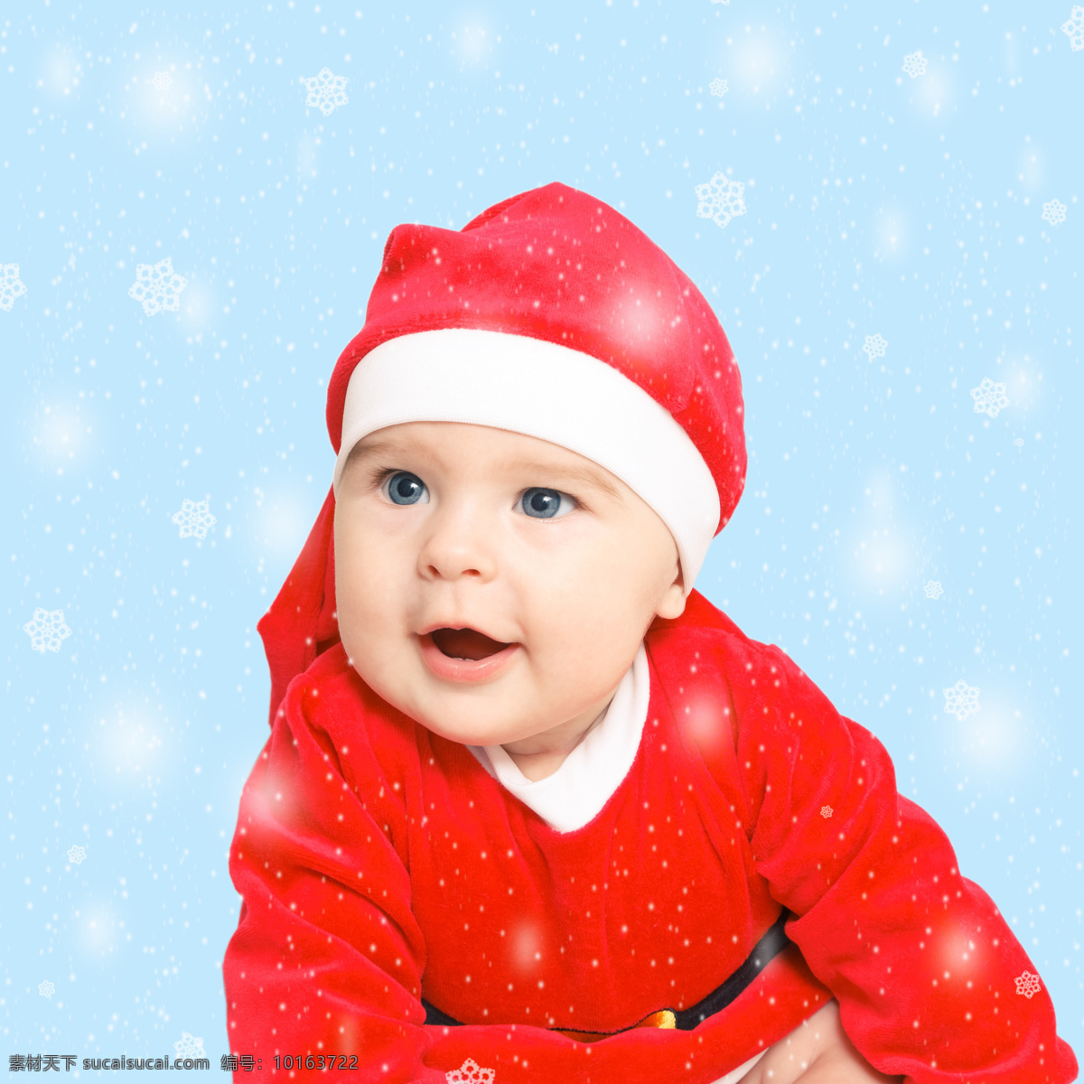 穿 圣诞 衣服 外国 小孩 外国小孩 雪花 人物 儿童图片 人物图片