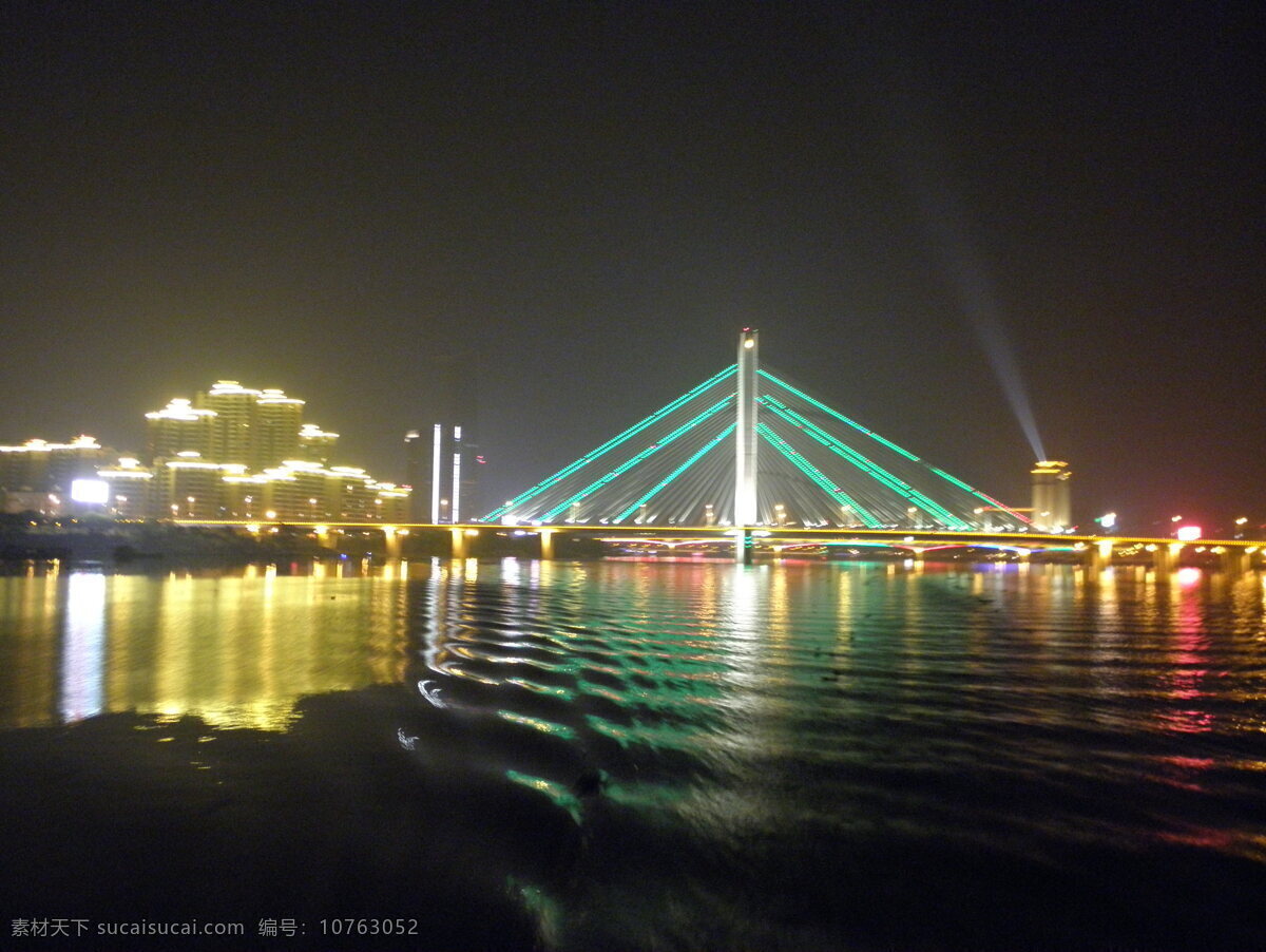 合生大桥 惠州 东江 河水 风景名胜 自然景观