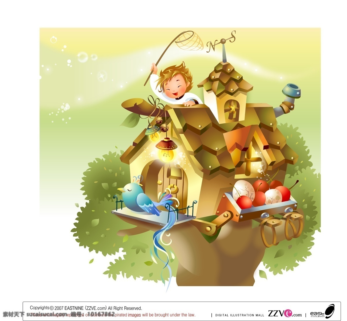 精美 卡通 插画 风格 矢量 素材图片 其他矢量 矢量素材 矢量图库 精美卡通插画 金碗 插画集