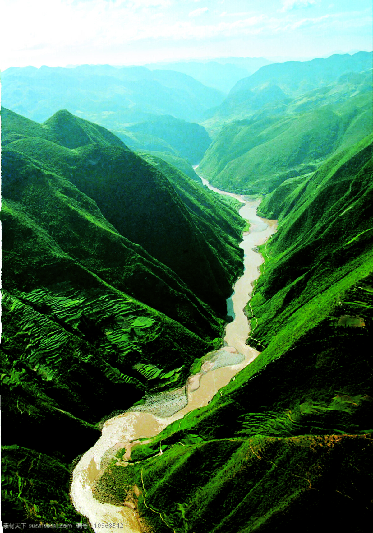 旖旎赤水河 赤水河 河流 青山 黄河 流溪 自然景观 自然风景 摄影图库