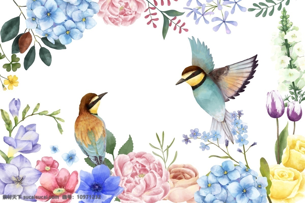 水彩花鸟背景 花鸟背景墙 玫瑰花底纹 月季花 碎花墙纸 欧式花卉墙纸 欧式花 包装纸 小碎花 布纹 手绘花卉底纹 玫瑰花 雏菊 菊花 复古花卉背景 壁纸 卡片设计 海报 手绘 花 花卉 花环 花朵 花卉壁纸 花卉本子 水彩 水彩花 装饰画 贴纸 花朵花边花框