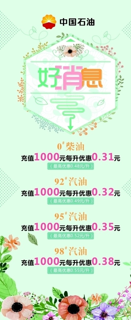 好消息 展架 加油站 加油卡 加油 加油92 加油95 加油卡充值 加油展架 移动加油卡 免费加油 加气站 加油枪 加油积分 自助加油 石油 中石油 中石化 汽油 柴油 润滑油 加油站海报 加油站活动 加油站促销 加油站大促销 加油站大降价 加油送礼 汽油促销海报