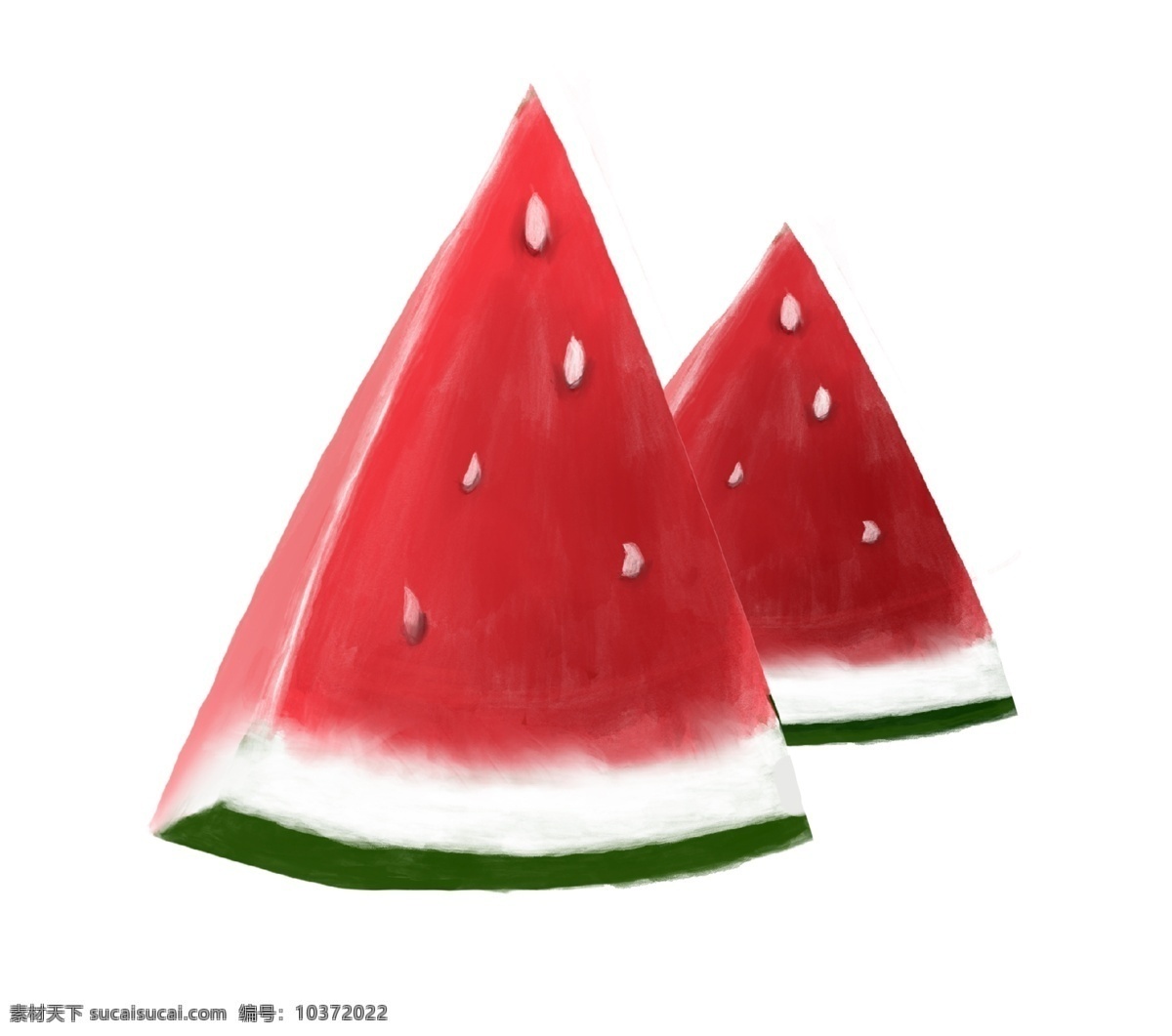 红色新鲜西瓜 新鲜水果 红色西瓜 夏季