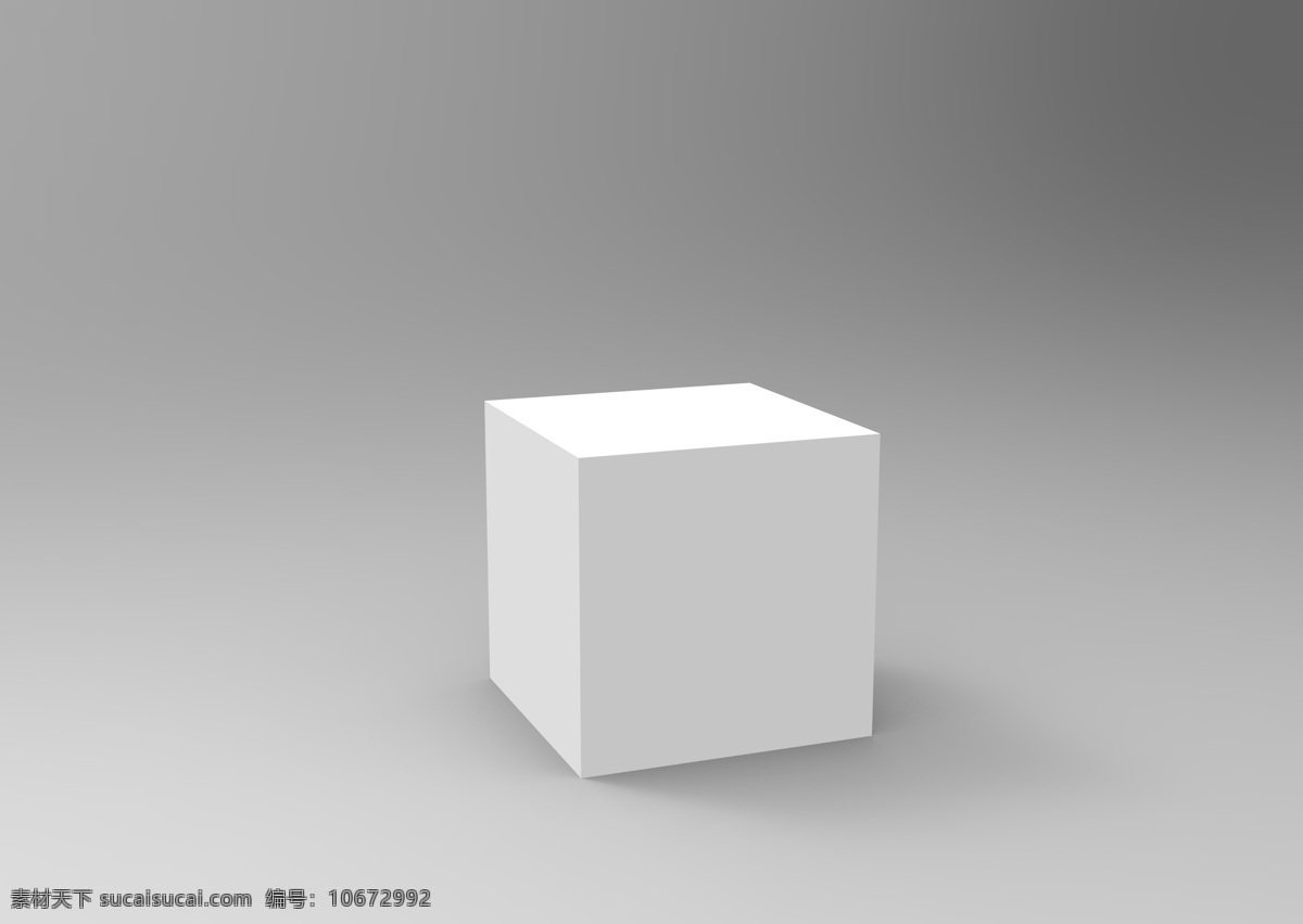 场景图片 场景 白色 质感 正方体 效果图 模型 3d设计