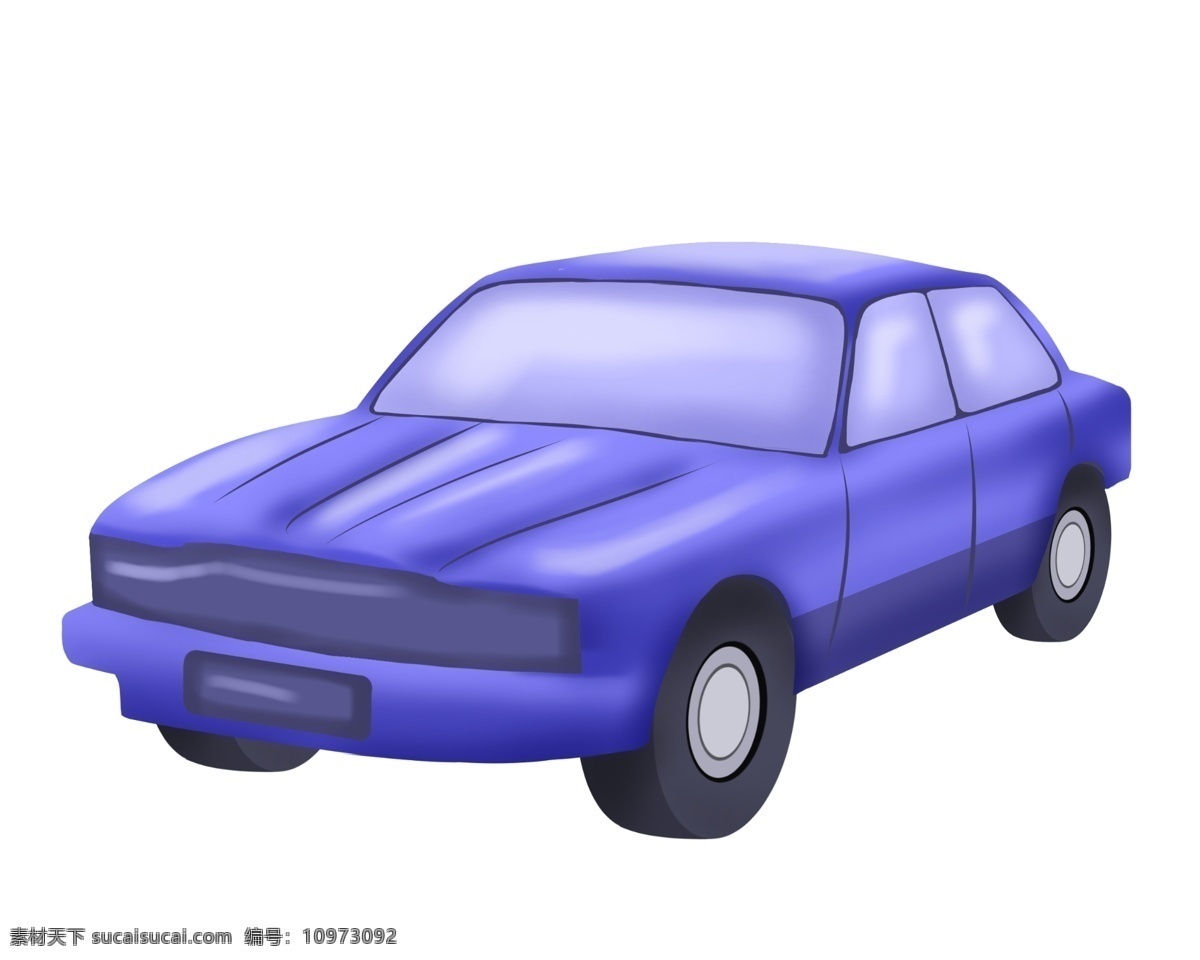 紫色 汽车装饰 插画 紫色的汽车 漂亮的汽车 交通工具汽车 载客汽车 创意汽车 立体汽车